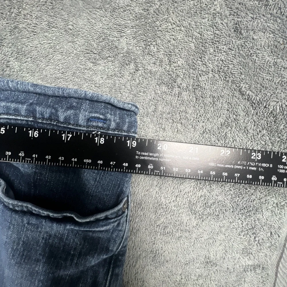 Nautica Jeans Mens 38x32 Blue Dark‎ Wash Cotton Stretch Original Relaxed Fit